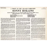 SONNY ROLLINS - A NIGHT AT THE VILLAGE VANGUARD